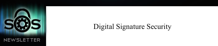 Digital Signature Security