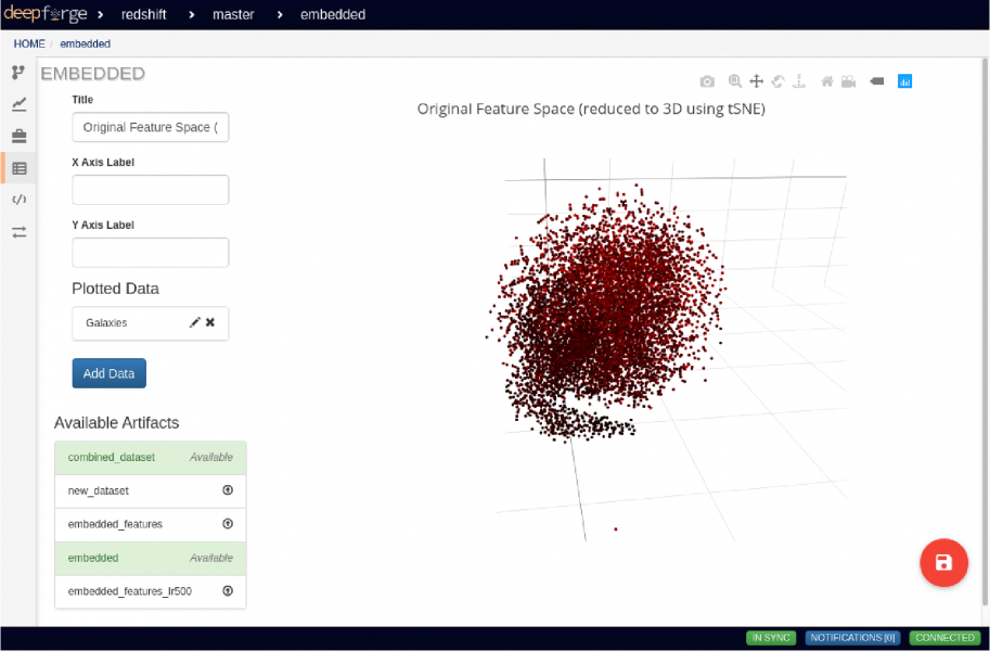 Deepforge - Interactive Data Exploration