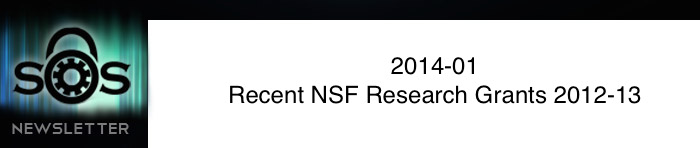 Recent NSF Grants