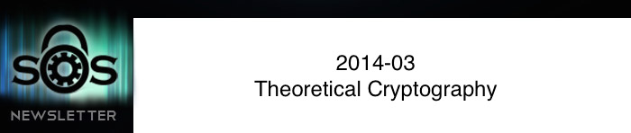 Theoretical Cryptography